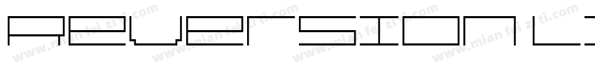 Reversion Light字体转换